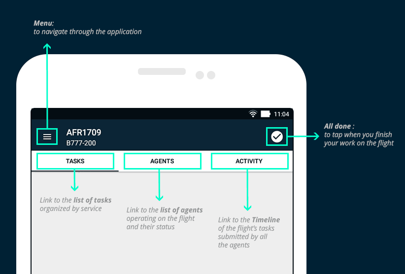 SAFEAPP flight details